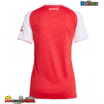 Camisa de Futebol Arsenal Equipamento Principal Mulheres 2025-26 Manga Curta